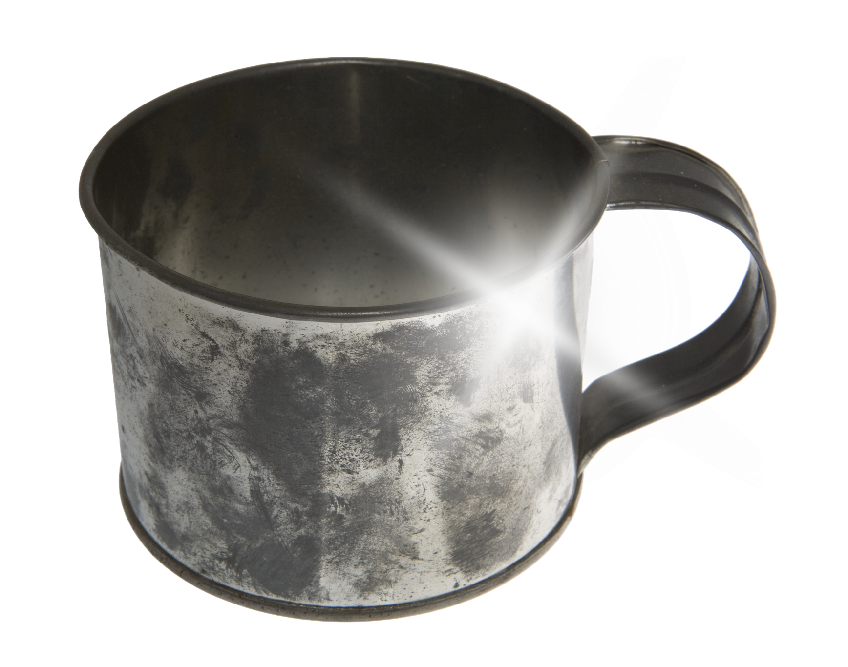 A tin cup